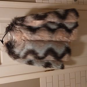 Girls faux fur jacket